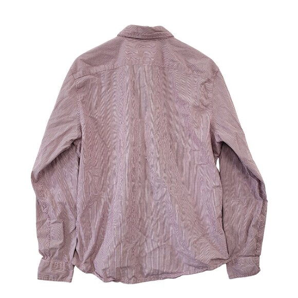 Abercrombie & Fitch Mens Super Slim Fit Button Up Shirt Size XXL Striped Office - Picture 2 of 6